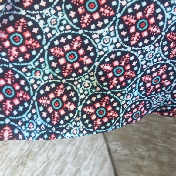 Michael Kors Women’s Fit n Flare Geometric Print Casual Mini Dress Size XL - Picture 14 of 15